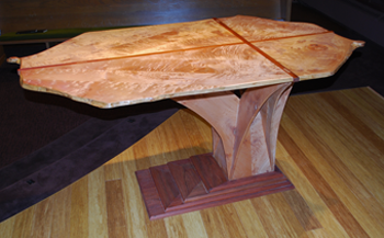 cherry and ebony credenza or desk