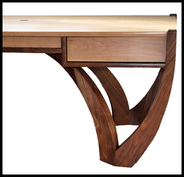 Madrone and Walnut Organic Desk