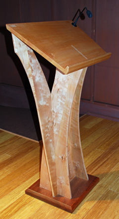 Maple and Cherry Standing Desk