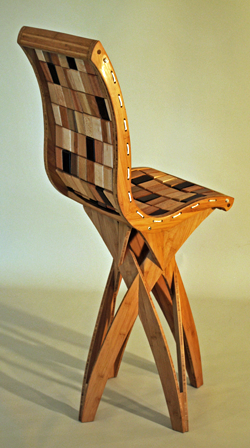 bamboo barstool