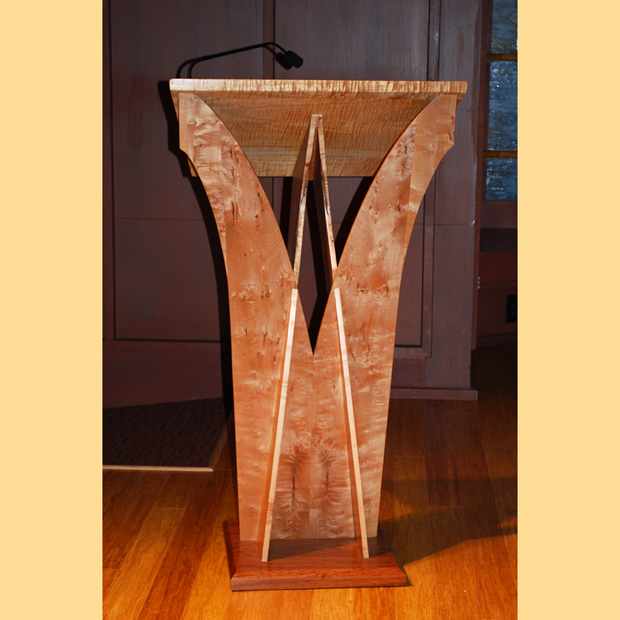 Custom Modern Lectern Or Stand Up Desk